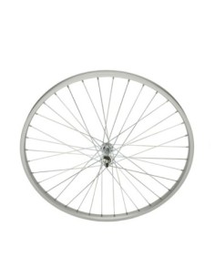 24 x 1 3/8 Alloy Front Wheel 36 Spoke 14g UCP 3/8 Axle...